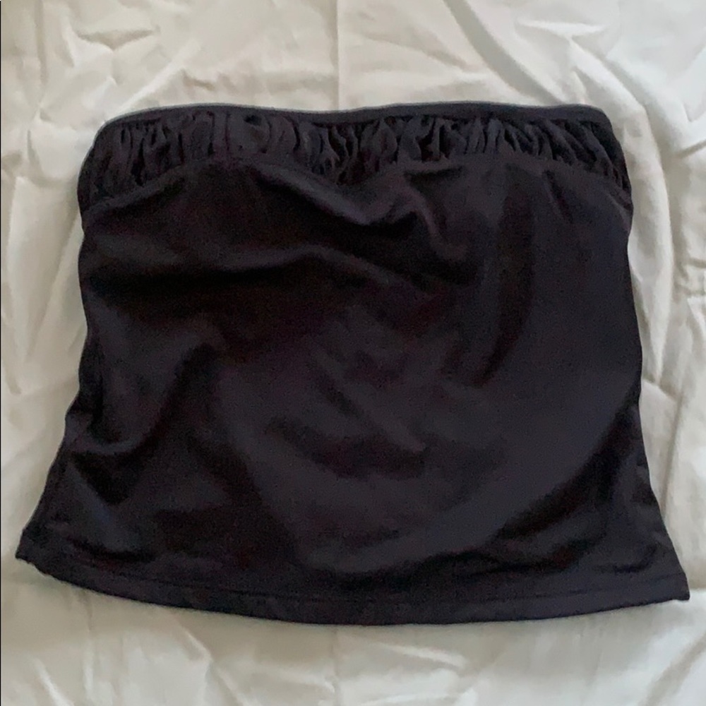 Strapless swim top with built in bra size 2